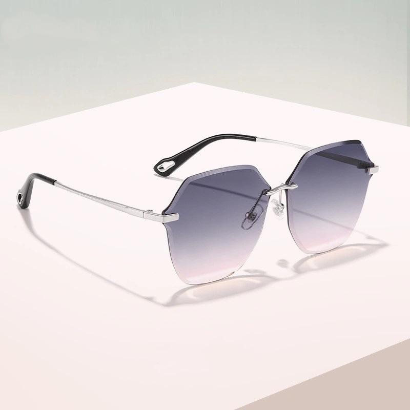 [Kính Râm Nữ Cao Cấp V22] Mắt Kính Thời Trang Chống Tia UV, Mắt Kính Hiệu Ứng Gradient