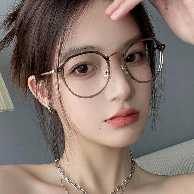 [Mắt Kính Thời Trang V15]ư Gọng Titan Siêu Nhẹ - Gọng Kính Kiểu Dáng Thời Trang Hot Girl