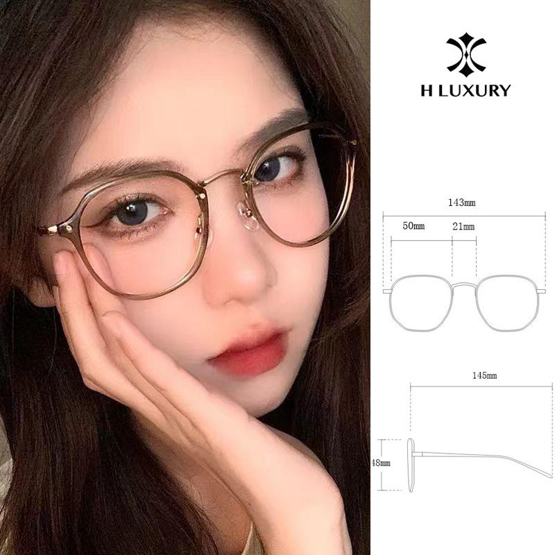 [Mắt Kính Thời Trang V15]ư Gọng Titan Siêu Nhẹ - Gọng Kính Kiểu Dáng Thời Trang Hot Girl