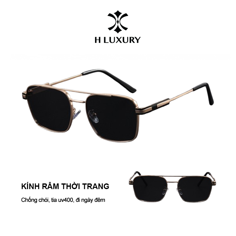 [ Kính Mắt Nam Phân Cực V11 ] Chống tia Uv400, Chống Chói, Đi Ngày Và Đêm - Gọng Hợp Kim Cao Cấp Vân Gỗ Mắt Kính