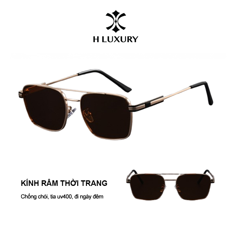 [ Kính Mắt Nam Phân Cực V11 ] Chống tia Uv400, Chống Chói, Đi Ngày Và Đêm - Gọng Hợp Kim Cao Cấp Vân Gỗ Mắt Kính