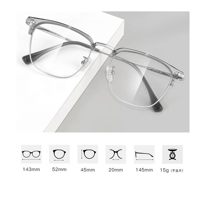 [Mắt Kính V29] Kính Nam Nữ Gọng Giả Cận, Chống Ánh Sáng Xanh + Tia UV, Gọng Kính Nhẹ