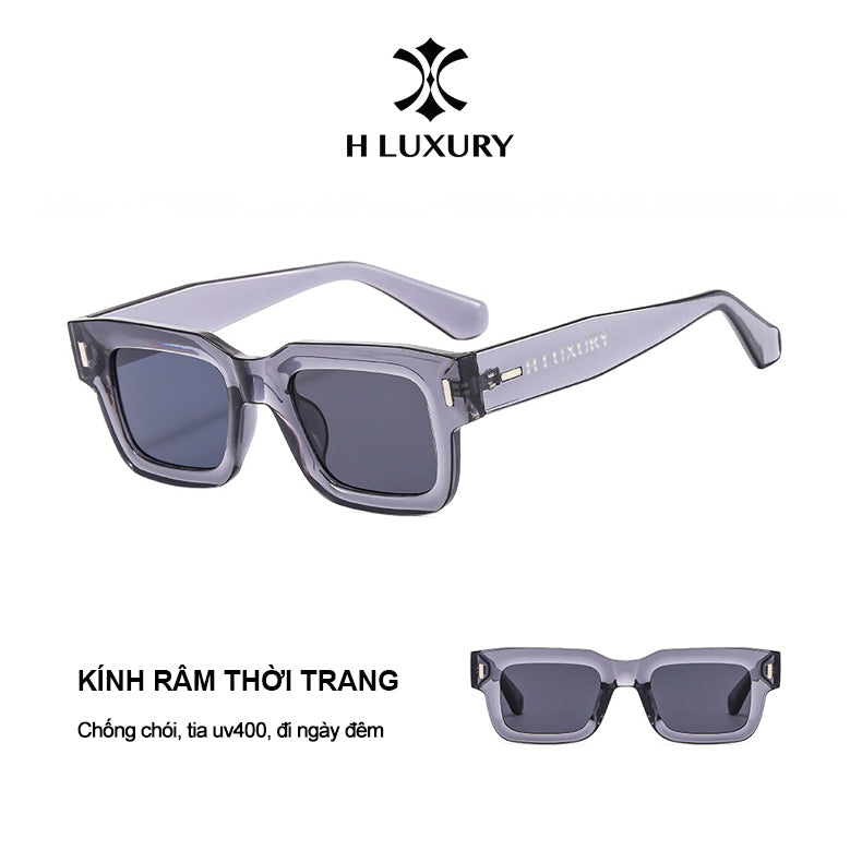 [ Kính Râm Gọng Vuông V32 ] Thời Trang Nam Nữ - Chống Tia Uv400 Và Chống Chói