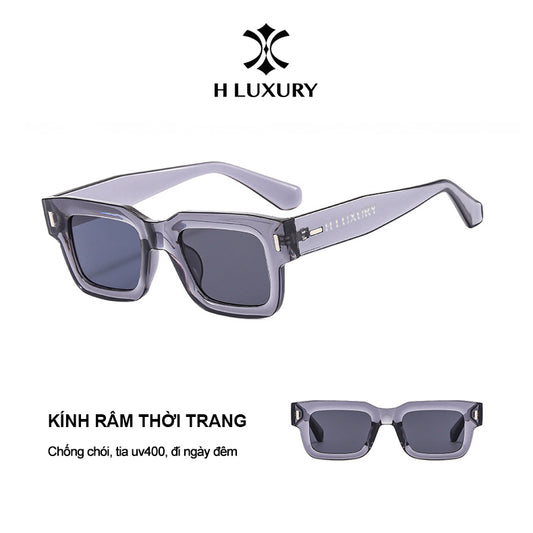 [ Kính Râm Gọng Vuông V32 ] Thời Trang Nam Nữ - Chống Tia Uv400 Và Chống Chói