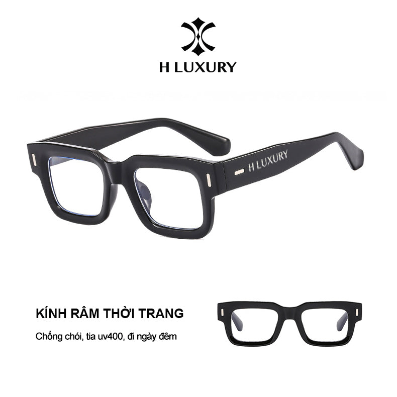 [ Kính Râm Gọng Vuông V32 ] Thời Trang Nam Nữ - Chống Tia Uv400 Và Chống Chói