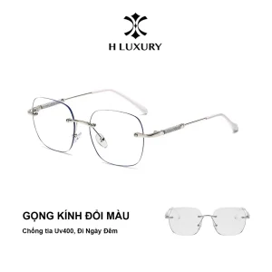 gọng kính nữ đổi màu