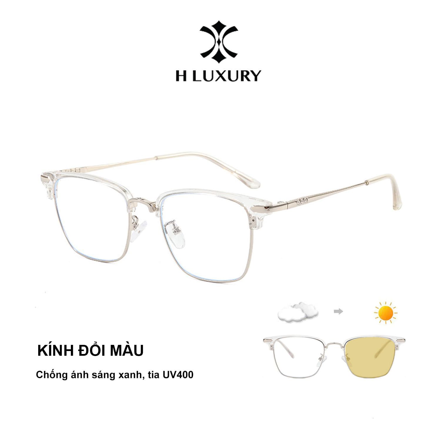 Kính Nam Nữ Đổi Màu V25 - Ảnh 14